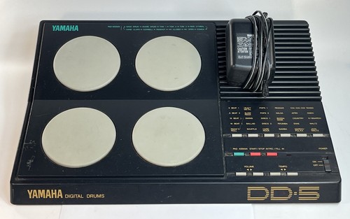 Yamaha Digital Drums DD-5 DD5 w/ AC Power Adapter TESTED Working