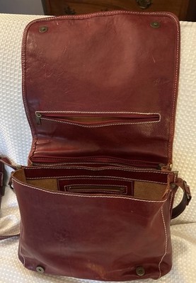 Pitti Leather Firenze Shoulder Crossbody Sling Bag Conte Di Cavour