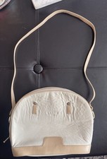 Vintage Pierre Cardin Paris Purse Shoulder Bag Cream Tan