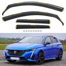 Wind Deflectors For Peugeot 308 SW MK2 Estate 2013-2020 Tinted 5-Door In-Channel