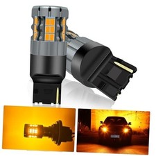 2Pcs 7440 LED Bulb Amber, 7440A 7441 7440NA WY21W T20 Turn 7440 WY21W T20