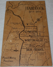 Plymouth Whitemarsh High School 1953-54 Plymouth Meeting Pa Vintage Handbook