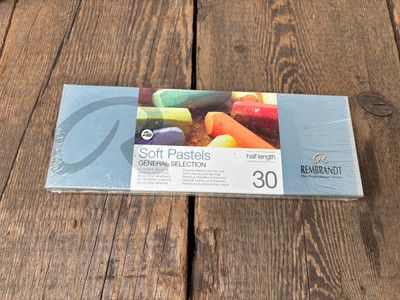 Royal Talens Rembrandt Soft Pastels 30 Half Stick Set General Selection 300C30.5