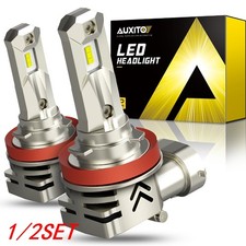 AUXITO H8 H11 LED H9 Headlight Kit High Beam Low Bulbs Bright 6000K White Lamps