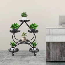 Potted Plant Display Stand Flower Pot Holder Planter Showing Rack for Home Decor