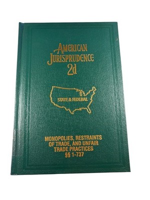 American Jurisprudence 2d Volume 54 Monopolies 1996 Lawyers Cooperative