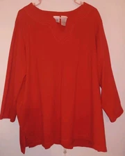 Just My Size  3X  22W/24W  PulloverTunic Type  Blouse