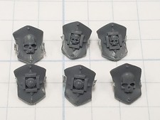 40k Space Marine ARMORY Bits OOP Assault Terminator Shoulder Shields Lot A6