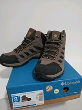 Columbia Crestwood MID Waterproof Brown Hiking Boots Men's Size 8.5 BM5371-231