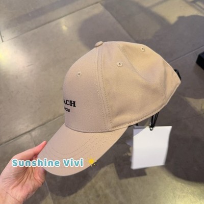 NWT Coach Embroidered Baseball Hat Unisex CAA64 Grey Birch | eBay