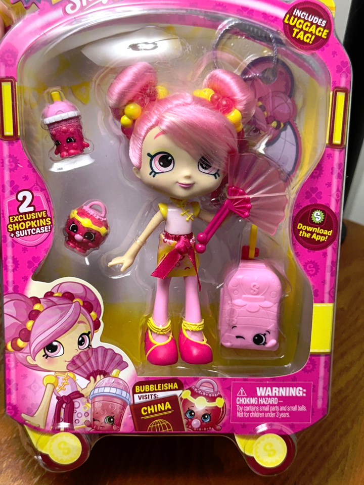 SHOPKINS SHOPPIES BUBBLEISHA VISITS CHINA WORLD VACATION NEW shopkins-shoppies-bubbleisha-visits-china-world-vacation-new