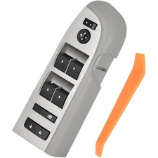 Master Power Window Switch Gray Bezel Assembly Fit for Chevrolet GMC, 2010-...