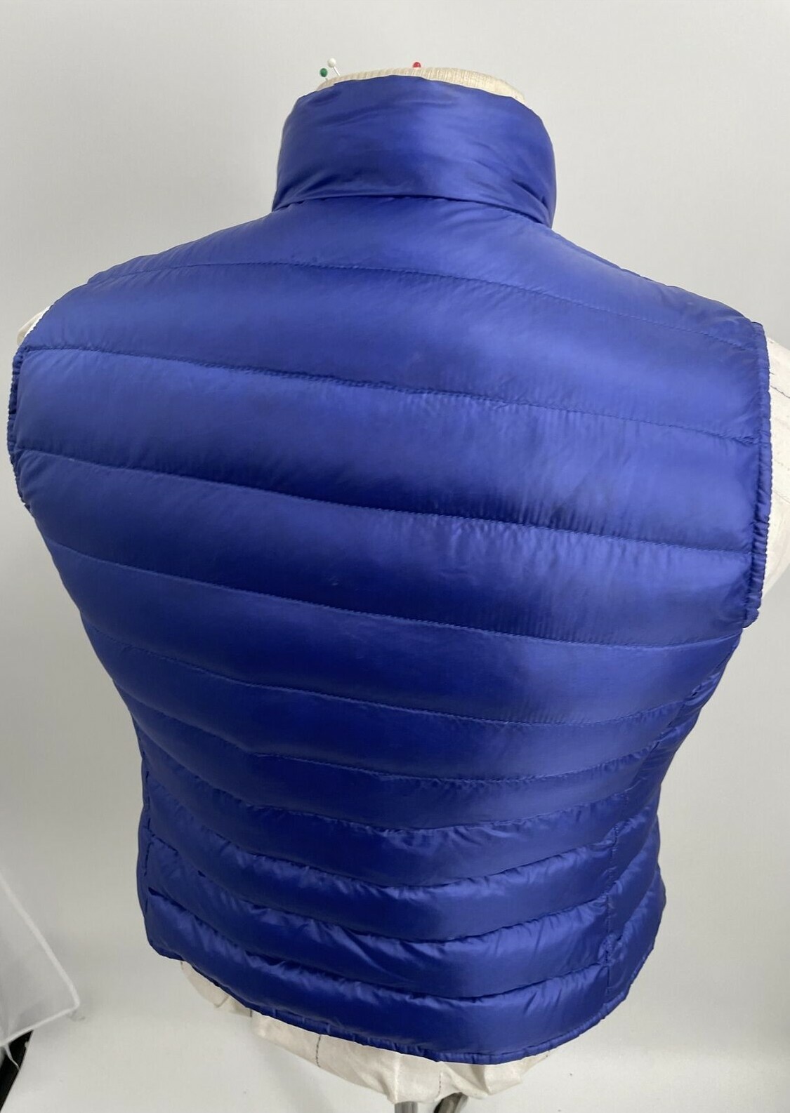 Authentic MONCLER Men's Down Snap Button Down Blu… - image 8