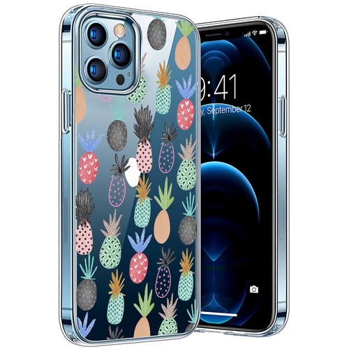 Fruit Pineapple Pattern Soft TPU Case Cover For iPhone 16 15 14 Pro Max 13 12 XR - Picture 42 of 96
