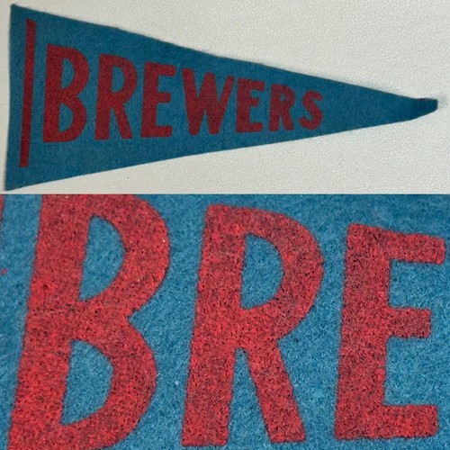 1970's Milwaukee Brewers Wisconsin MINI Pennant Mlb Baseball 2.5x6 Inch
