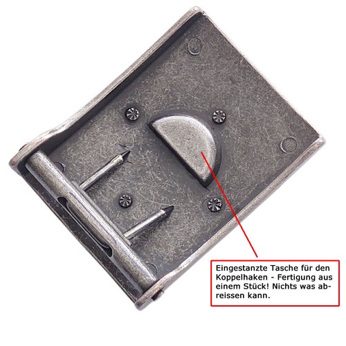 Koppelschloss mit verschiedenen Handwerks-Motiven für 45mm breite Koppelgürtel - Afbeelding 34 van 167