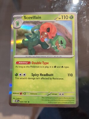 scovillain pokemon card value ex SR 120/106 Super Electric Breaker ex has been Knocked Out Scovillain AR 081/078 SV1V Violet