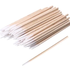 200PCS Pointed Cotton Swabs, 4 inch Precision Microblading Cotton Swab Cotton