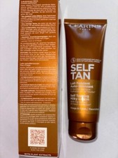 CLARINS Self Tanning Milky-Lotion For Face  Body 125 mL / 4.2 Oz. Sealed In Box