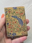 Vogue&Vanitie 1950's Brass Rectangular Powder Compact With Original Powder Birds