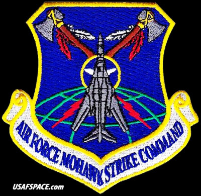 USAF 28th BOMB SQ 28 BS-B-1-AIR FORCE MOHAWK STRIKE COMMAND-AFGSC-ORIGINAL PATCH