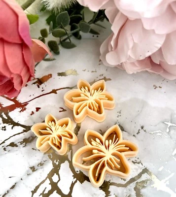 Lily flower clay cutter| Ceramic tools| Polymer clay cutters| Clay tools