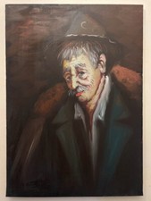 Dipinto Olio su Tela 50X70 cm Quadro firmato