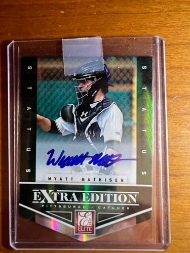 WYATT MATHISEN 2012 Panini Donruss Elite Extra Edition Rookie Autograph 18/25 RC