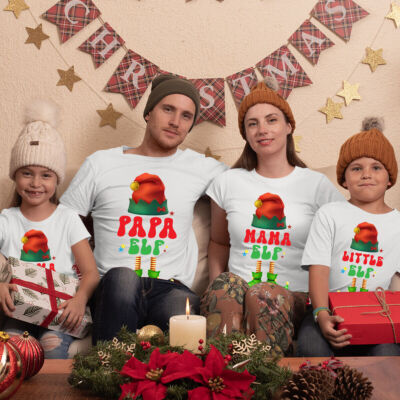 Tante Onkel Mama Papa Schwester Störung Cousine Familie passendes Weihnachten T-Shirt #MC