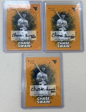 2025 Onit West Virginia Mountaineers CHASE SWAIN On Card Autograph /20 SSP Auto