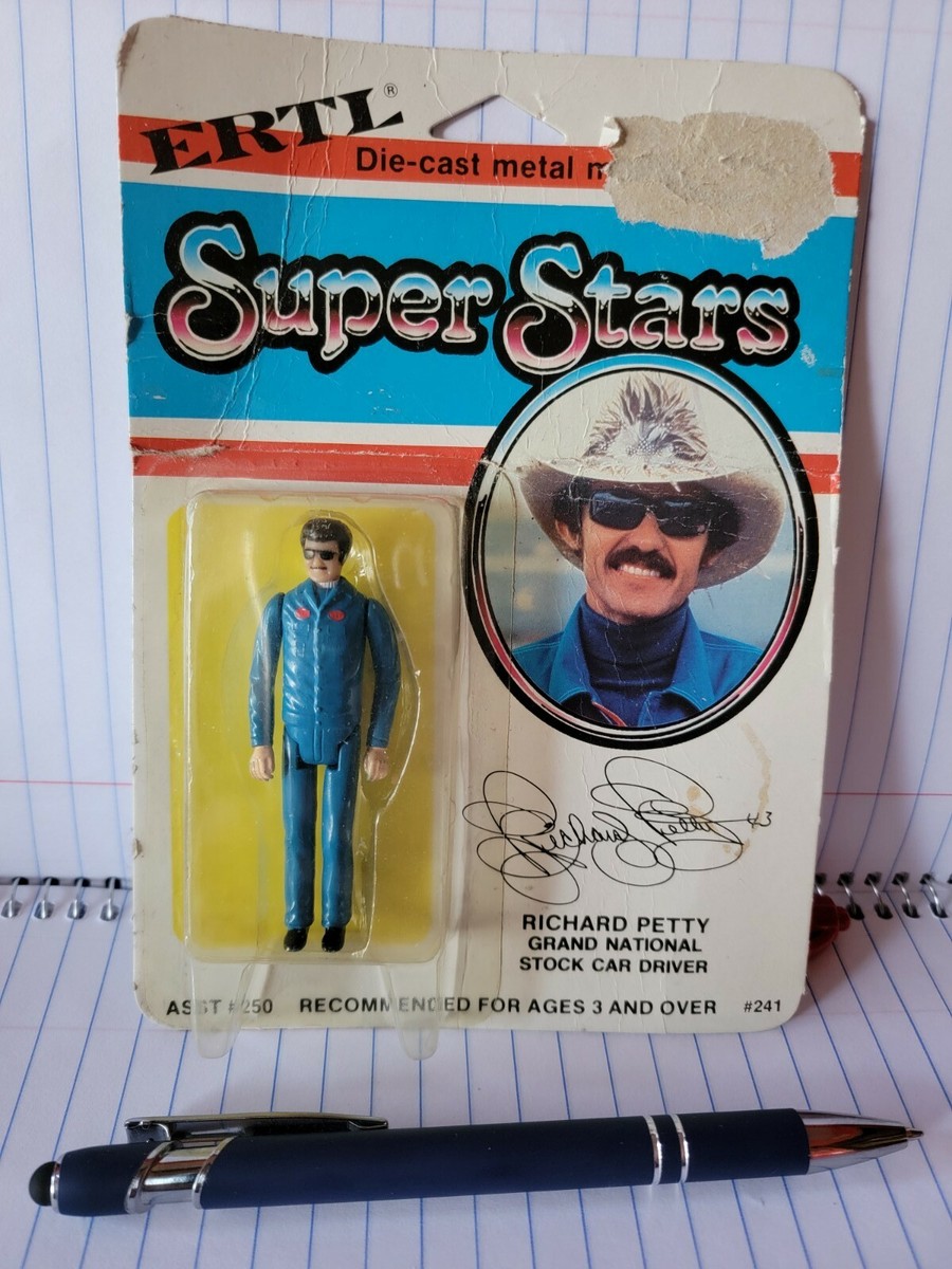 VINTAGE 1980 ERTL SUPER STARS Richard Petty STP Action Figure The