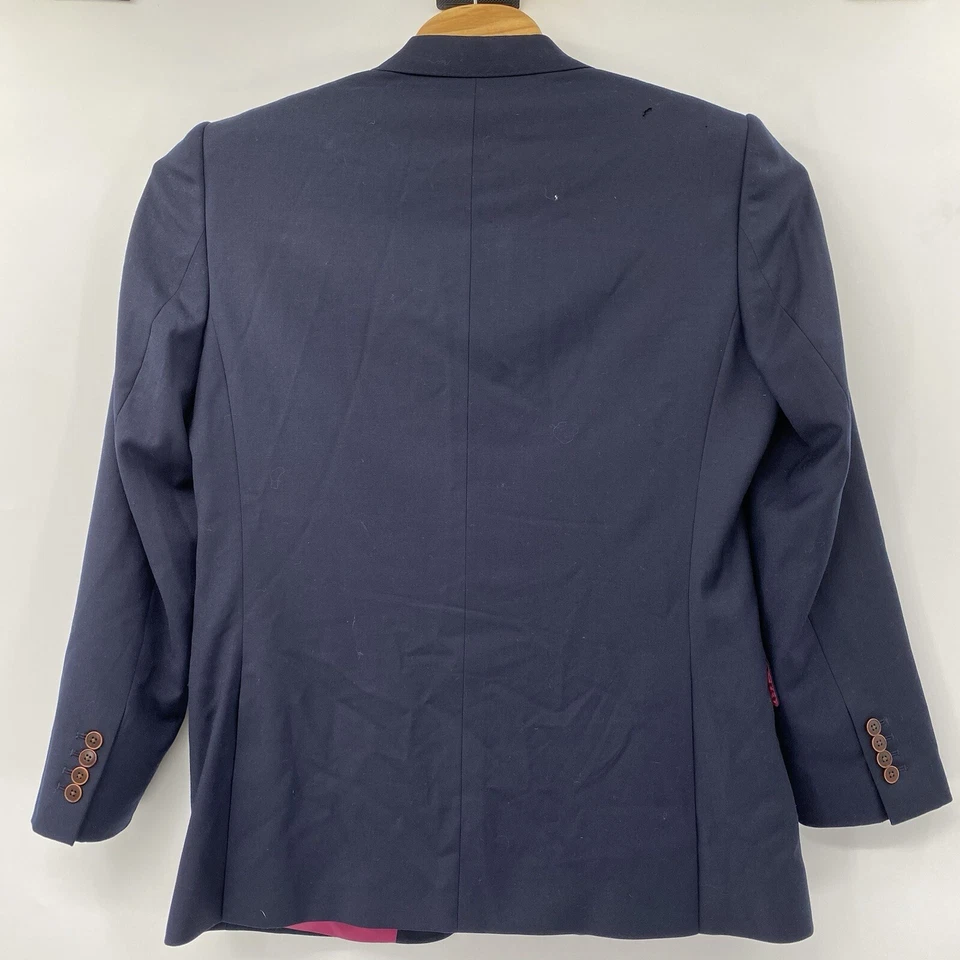 Blazer Charles Tyrwhitt Calce Ajustado Para Hombre 42R Lana Negro Abrigo Deportivo Traje Chaqueta Foto 2 de 4