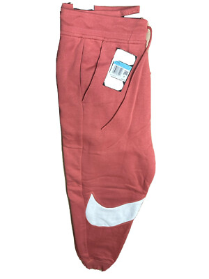 Nike NSW Swoosh Fleece Pants Sz Medium Women s Sportswear BV3937 743 Brand New