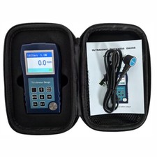 Digital Ultrasonic Thickness Tester with 0.75-400mm for Metal Steel Copper PVC