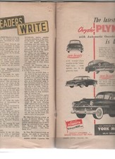 Modern Motor 1954 Sep Redex Sunbeam Alpine MG Magnette Jaguar MK 7 Morris Oxford