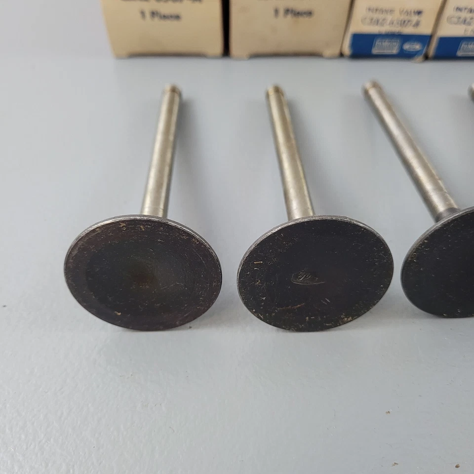 8 NOVAS VÁLVULAS DE ADMISSÃO NOS 1963 1964 1965 FORD MERCURY 260 289 C3AZ-6507-A Fomoco  - Imagem 4 de 4