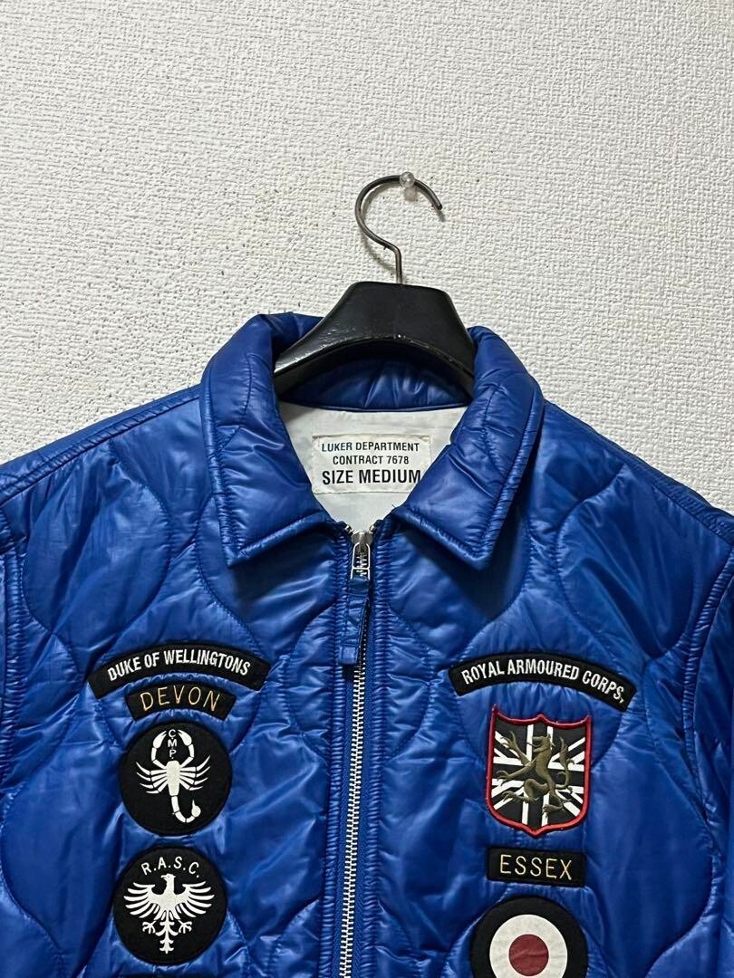 Sukajan】Neighborhood Souvenir Jacket /M Blue Embroidered