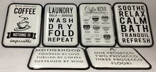 6 Designs,Black/White Retro Wall Hanging Sign ,Beautiful Items, Mother, prosecco