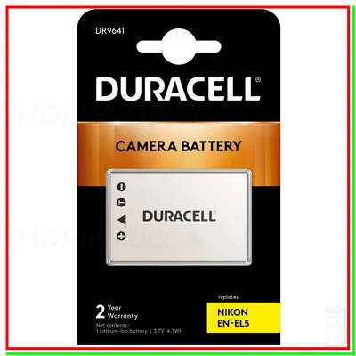 Batteria Ricaricabile DURACELL DR9641 sostituisce Nikon EN-EL5 x Coolpix series