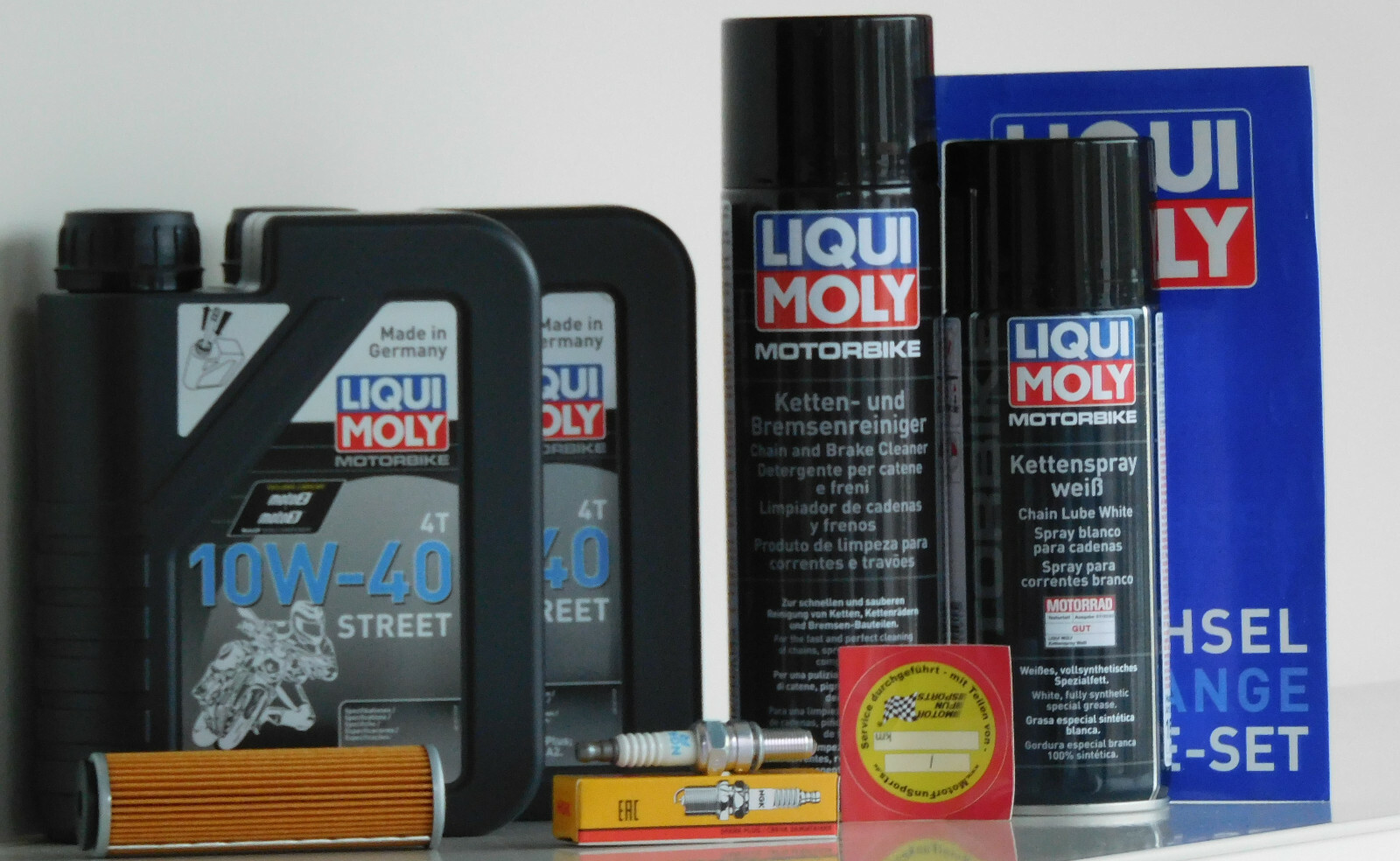 Maintenance Setf.b. Mondial Sport Classic 300 - Service Spark Plug Oil
