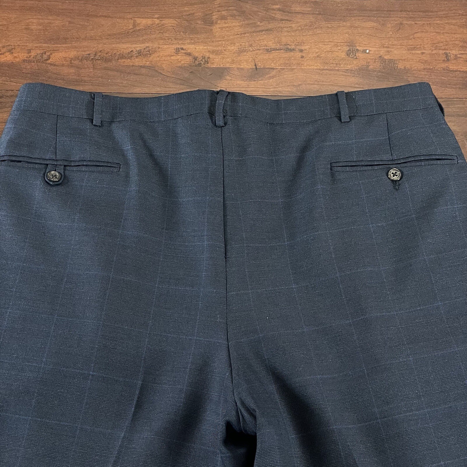 Polo Ralph Lauren Men’s Pleated Dress Pants 35x29 Nav… Gem