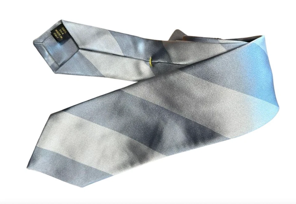 LOUIS VUITTON CLASSIC TIE KRAWATTE SILK ICONIC RARE RETRO MADE IN ITALY NEW - Bild 4 von 4