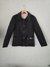 Pauls Boutique Jacket Size M (8/10) Black Quilted Light Weight