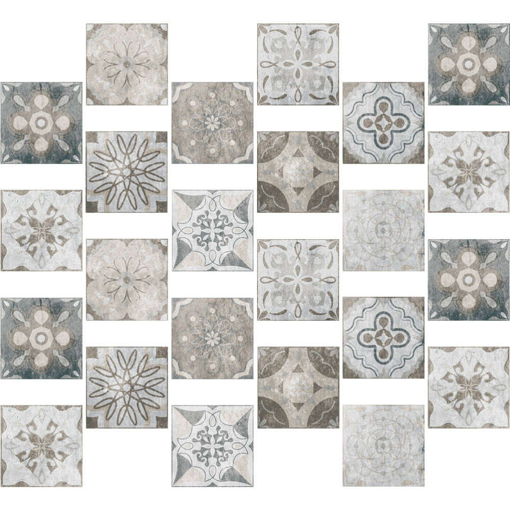 24 Pcs Tile Wall Stickers Home Decorative Moroccan for Decorate eBay