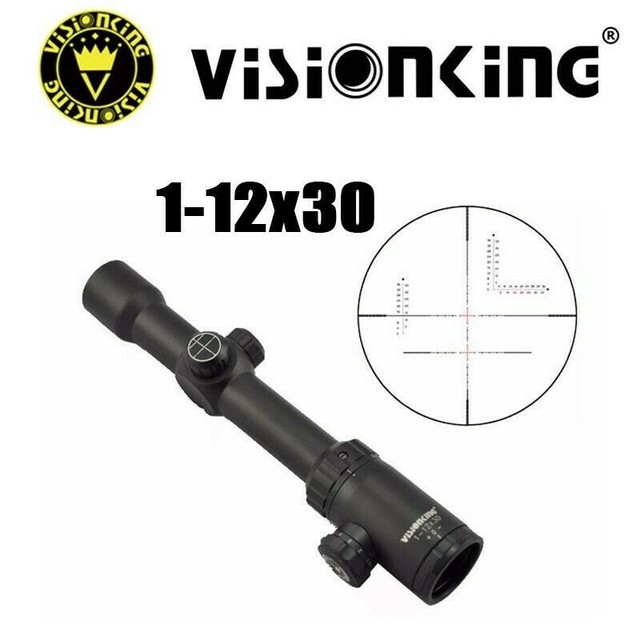 Visionking 112x30 Tactical Riflescopes Mildot 30mm Rifle Scope for