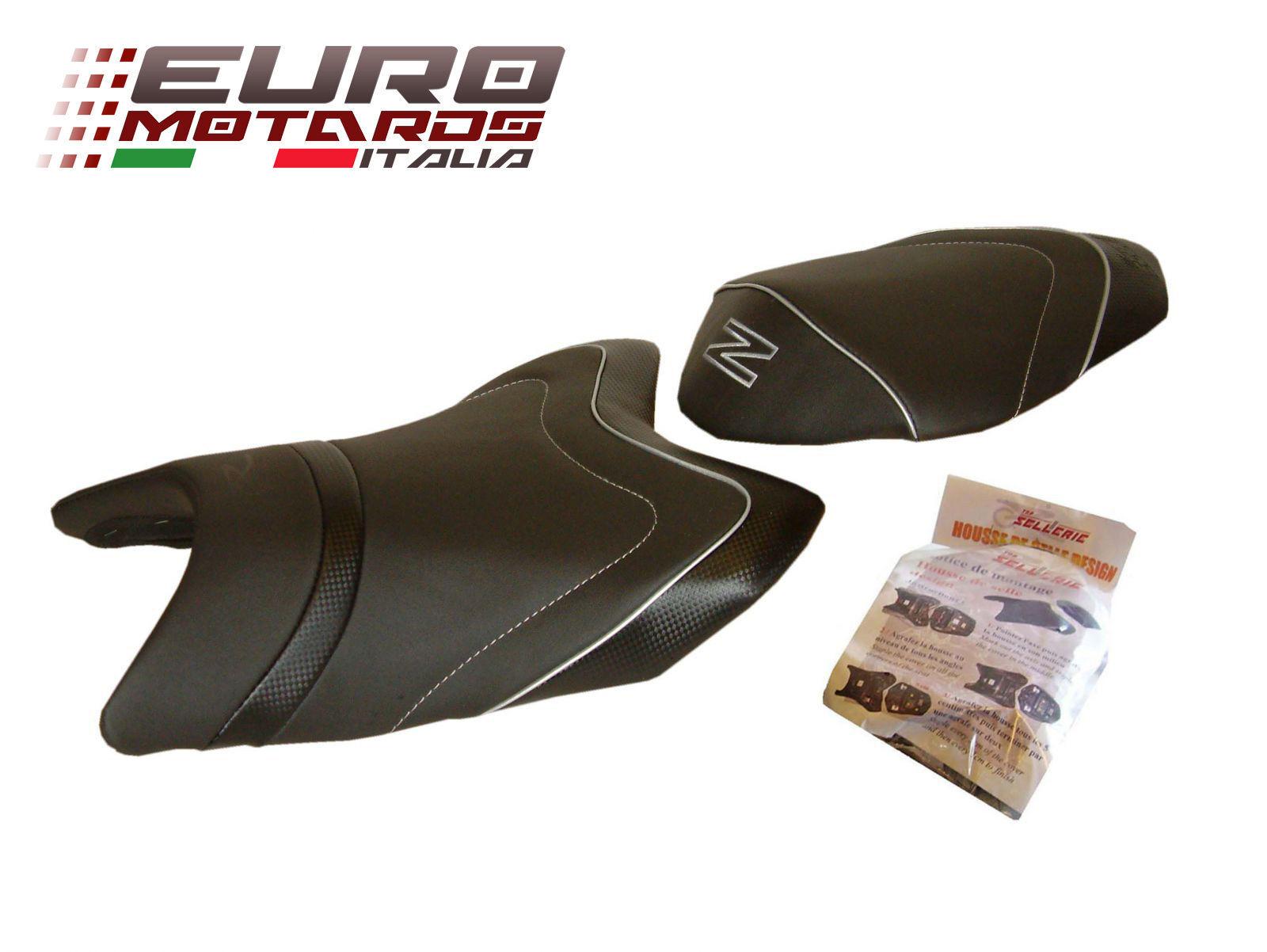 Revêtement selle Kawasaki Z800 Top Sellerie France, finition haut de gamme