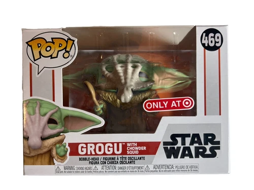 NEW Funko Pop! Vinyl Star Wars - GROGU with Chowder Squid #469- Target Exclusive