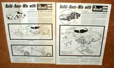 2 Revell 1964 Ferrari 1/32 Scale COPIES of Assembly Instruction Sheets ONLY