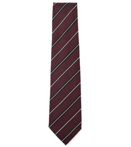 New $230 ISAIA NAPOLI Peach and White Subtle Woven Pattern Silk Tie