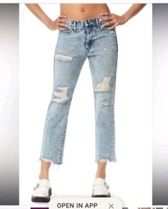 Circus Ny High Rise Slim Straight Jeans In Fire Walker By Edelman Size W26xL28